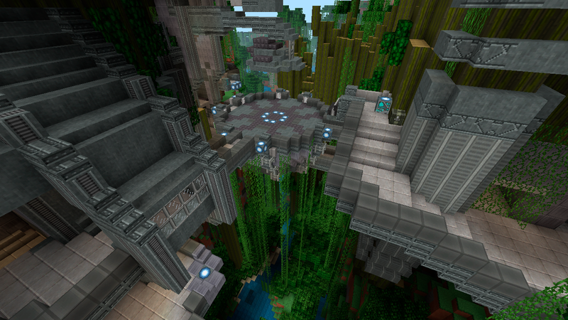 Illustration for article titled The Minecraft Halo Mash-Up Pack Visits Familiar Places